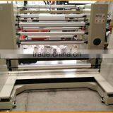 YDF-FQ Vertical Type Automatic Plastic PVC PET BOPP Film Paper Roll Slitting and Rewinding Machine With Flat Knife thumbnail-5
