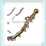 Nickel Black Adjustable Curtain Rods