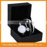 Top Selling Unique Design Acrylic Waterproof Women Watch With Bracelets Fast Delivery thumbnail-3