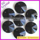 10mm Pujiang Crystal Flat Back Round Sew on Stone thumbnail-4