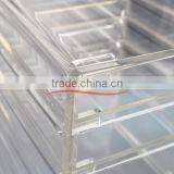 Wholesale Custom 6 Drawer Clear Acrylic Makeup Organizer for Home Hotel or Shop thumbnail-3