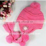 Baby's Knitted Earflap Hat thumbnail-1