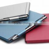 Aluminum Diary Card Holder, Id Card Holder With Pen, Id Card Holders for Christmas Gift thumbnail-3