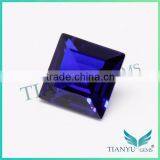 10x10mm 113# Burma Blue Square Step Cut Spinel Loose Stone thumbnail-1