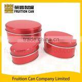 Small Mini Oval Packing Metal Tin Box Use for Cookie Tin Biscuit Tin thumbnail-1