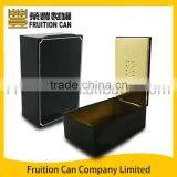 Rectangular Tin With Plug-in Lid and Hinged Lid