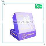 Purple Square Box Convenient Standard Rectangle Foldings Paper Box