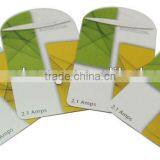 Silver Stamping Paper Hang Tag for 2.1Amps Car Charger thumbnail-1