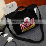 Casual Little Fresh Canvas Tote Shoulder Bag thumbnail-5