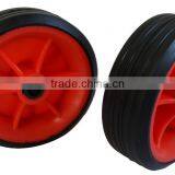 Plastic Rubber Wheel/Ruled Rubber Lawnmower Lawn Push Mower Wheel 3.5+ Inch Diameter thumbnail-2