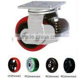 Heavy Duty Spring Shock Absorbing Casters thumbnail-1