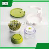 Mini Plastic Hand Bathroom Bowl Pot Dish Clean Cleaning Brush With Cleaner thumbnail-2