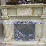 BEAUTIFUL LIGHT GREEN ONYX FIREPLACES thumbnail-1
