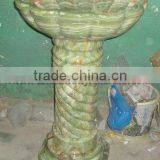 MODERN BRIGHT ONYX PEDESTALS SINKS AND BASINS thumbnail-1