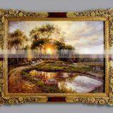 European Classical Wooden Antique Frame Oil Painting thumbnail-1