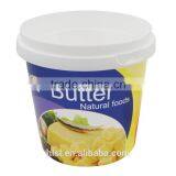 Peanut Butter Container With Plastic Recycling Symbols, Round Plastic Containers With Lids thumbnail-3