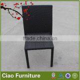 Garden Stackable Rattan Chair for Lunch Dining Chair thumbnail-3