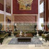 2014 Deluxe Hotel Cow Leather Sectional Sofa SF029 thumbnail-1