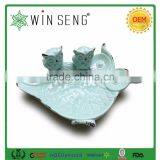 Owl Shape Ceramic Cute Owl Feeder Plate With Two Decor Owl thumbnail-1