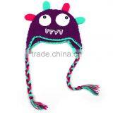 Cute Designs Winter Warm Cotton Children Baby Kids Crochet Hats Christmas Gift thumbnail-3