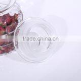 350ml Clear Airtight Decorative Glass Canisters With Glass Lid thumbnail-2