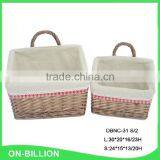 Home Sundries Storage Wicker Handmade Baskets With Liner thumbnail-5