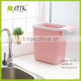 High Quality Home Garbage Can Trash Plastic Cans Plastic Trash Bins Indoor Waste Basket thumbnail-2