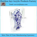 China Manufacturer Wholesale Plexiglass Vase With Hole thumbnail-2