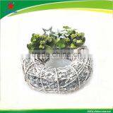 Snow Christmas Rattan Wreath for Flower Arrangement thumbnail-1