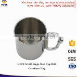 New Products ! OEM Single Wall Travel Mug Stainless Steel thumbnail-2