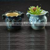Factory Ceramic Handmade Flower Pot for Garden Plant Decoration thumbnail-5
