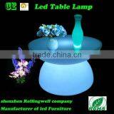 small led plastic bar table/ colour changing tea globe table