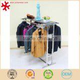 Durable Free Standing Stainless Steel Clothes Display Stand for Garment