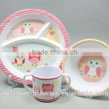 100% Melamine Kid Children Dinnerware Set thumbnail-1