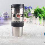 Company Business Gift Items Leather Stainless Steel Coffee Mug thumbnail-5
