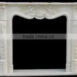 Modern Home Decor Stone Carving Marble Fireplace Mantels thumbnail-5