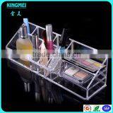 Two Tiers Acrylic Cosmetic Display With Drawers to Holder Cosmetic Brush,nail thumbnail-6