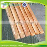 China Manufacturer OEM Varnish Wooden Broomstick Handle thumbnail-1