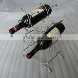 CHROME WINE RACK / METAL WINE RACK FOR 6 BOTTLES thumbnail-6
