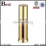 China Hot Products Luxury Gold Airless Pump Bottle 50ml With Window for Cosmetic Skin Care Lotion Cream Serum Wholesale thumbnail-3