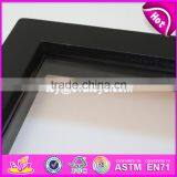 Wholesale Home Decoration Black Wooden Cheap Picture Frames W09A006 thumbnail-2
