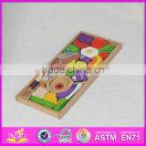 2016 New Design Cooking Toy Wooden Puzzles for Toddlers W14A157 thumbnail-4