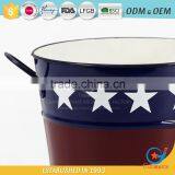 Garden Galvanized or Iron Cheap Decorative Pots Metal Balcony Planters thumbnail-5