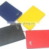 Soft Promotion Leather Fold Memo Conference Notepd for