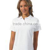 Manufacturer Custom Slim Fit Tee Sports Shirts White Polo Woman t Shirt thumbnail-1