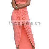 Pictures of Long Skirts and Tops for Women's Sexy 2 Pieces Tank Tops Bodycon Maxi Skirt thumbnail-4