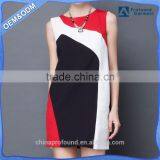 Fashion Design Lady Women's New Dresses Latest Fashion Dresses Contrast Color Style thumbnail-1