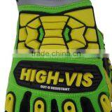 CE EN388 4131 High Visibility Smart Phone Sensitive Gloves Impact Gloves Anti Slip Safety Drilling Shock Absorption Work Gloves thumbnail-6