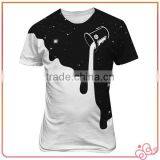 Cool Design Promotion Black & White Men Cotton T Shirt Custom Printing China Wholesale thumbnail-1