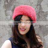 CX-E-29R Wholesale Fashion Women Hairband Mink Fur Scarves thumbnail-1
